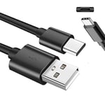 Lite-an Câble de charge USB C 0,5 m pour chargeur Samsung USB A vers USB C Type C Charge rapide 3 A 15 W Android Huawei, Xiaomi, Nokia, Motorola – Câble USB C ultra durable noir