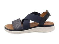 Romika Femme 74r0092005 Sandale, Bleu Marine, 38 EU