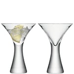 LSA Moya Cocktail Glass 300ml Clear | Set of 2 | Mouthblown & Handmade Glass | MV18