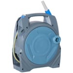 20m Garden Hose Reel with Simple Manual Rewind, Compact and Portable