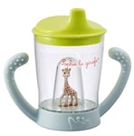Sophie la Girafe - Tasse Anti Fuite - Facile à utiliser pour les bébés et enfants - Adapté au lave Vaisselle - Deux poignées