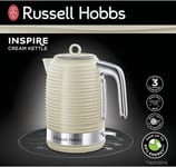 RUSSELL HOBBS Inspire Jug Kettle Fast Boil 1.7L 3KW Limescale Filter 24364 CREAM