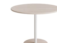 Bord Donut, Ø900 Mm, Höjd 720 Mm, Vitpigmenterad Ask På Vit Ram