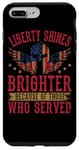 Coque pour iPhone 7 Plus/8 Plus Liberty rend hommage au service patriotique de Grateful Nation