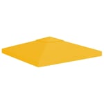 Tidyard 2-Tier Gazebo Top Cover 310 g/m² 3x3 m Yellow,Waterproof Gazebo Covers Replacement Gazebo Covers