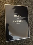 New&sealed Chanel Bleu 100ml Eau De Toilette Men’s Fragrance Spray !!
