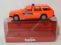 Herpa Ho 1/87 MB Mercedes Benz 300 Te Firefighters Airport Tinned #043595 Box