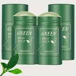 2 x MELAO Green Tea Mask for Facial Cleansing, Green Mask Stick, Oil Control