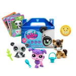 Bandai - Littlest Pet Shop - 3 Pets Surprise - Petits Animaux à Collectionner - Licence Officielle - Petits Animaux Mignons - BF00568