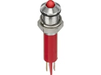 Apem Q6p1cxxr24e Led-Signallampe Rød Prominent 40 Mcd