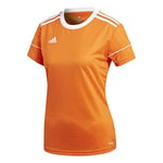 adidas Squadra 17 Jersey Maillot Femme, Orange/White, FR : S (Taille Fabricant : S)