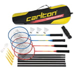 Carlton Tournament 4 Player Recreational Badminton Set
