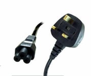 ✅ Next Day Delivery ✅ Uk 3 Pin Clover Leaf Mickey Mouse Laptop Mains Power Cable