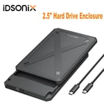 IDsonix 2.5" Hard Drive SATA USB3.0 Caddy Enclosure External Laptop HDD SSD