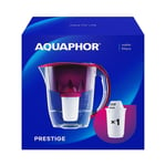 Fridge Water Filter Jug AQUAPHOR Prestige Includes 1x A5 Cartridge Cherry
