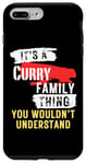 Coque pour iPhone 7 Plus/8 Plus It's A Curry Family Thing Funny Men's and Women's