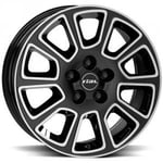 Rial Transporter 2 Diamond Black Pol 6.5x16 5/112 ET48 B57.1 - Aluminiumfälgar