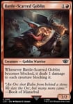 Magic löskort: The Lord of the Rings: Tales of Middle-earth: Battle-Scarred Goblin (Foil)