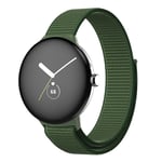 Google Pixel Watch Armband i nylon, Grön