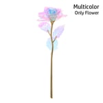 24k Gold Foil Rose Flower Handcraft Multicolor Only