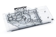 Alphacool 18659, Bakre Platta, Akryl, Koppar, Nickel, Svart, Transparent, 3-Pin Jst, 1/4", 141,7 Mm