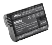 vhbw Batterie compatible avec Nikon D500, D7000, D7200, D750 appareil photo, reflex numérique (2000mAh, 7V, Li-ion) avec puce d'information