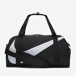 NIKE Gym Club Duffel Bag - Black/Black/Wolf Grey, 48.5 x 23 x 28 cm