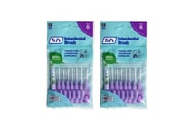 TePe Interdental Brush - Purple 1.10mm, Size 6 - 2 Packs of 8 Brushes
