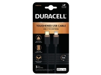 Duracell USB9012A, Svart, Apple iPhone 5, 5C, 5S, iPad 4, iPad Mini, iPod Nano 7G, iPad Touch 5G, 67 g, 5 mm, 5 mm, 1000 mm