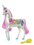 Dreamtopia Brush 'N Sparkle Unicorn Patterned Barbie