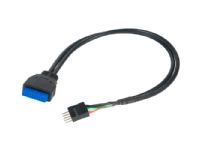 Akasa AKASA MB Adapter USB 3.0 till USB 2.0, 30 cm, svart