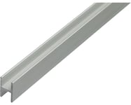 H-profil KAISERTHAL aluminium silver 9,1x12x1,3 mm 2 m