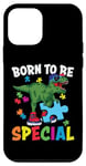 Coque pour iPhone 12 mini Des enfants nés pour être spéciaux T. Rex Dino Autism
