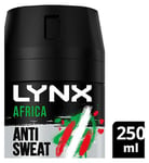 Lynx XXL Africa 72-hour protection Antiperspirant Deodorant Aerosol Spray for all-day freshness 250ml