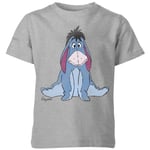 Disney Winnie The Pooh Eeyore Classic Kids' T-Shirt - Grey - 11-12 Years