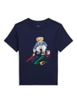 Ralph Lauren Kids' Polo Bear Short Sleeve T-Shirt, Newport Navy