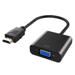 1080P HDMI Male to vga Female Converter Cable Video Adapter for Computer PC HDTV Desktop Laptop Monitor Project Chromebook Raspberry Pi Roku Xbox and More