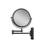 Gillian Jones - Double-Sided Wall Mirror w. x10 Magnification Black