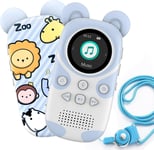 Hamiltion-64Go Lecteur Mp3 Enfant Bluetooth 5.3 Baladeur Lecteur Musique Enfant De Livre Audio,Haut-Parleur, Corde De Suspension,Panda De Dessin Animé Portable Mignon Pour Enfants,Son Sans Perte Hifi