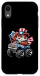 iPhone XR Patriotic Tiger 4th July Monster Truck American Case
