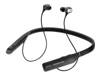 EPOS I SENNHEISER ADAPT 460T - Ørepropper med mikrofon - i øret - nakkebånd - Bluetooth - trådløs - aktiv støydemping - svart med sølv - Certified for Microsoft Teams