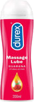 Durex Massage Lube 2-in-1 Stimulating Lubricant Gel with Guarana, 200 ml May