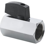Securex 16-2730 DN15 uttag/sockel kromad med handtag