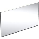 Geberit Option Plus Square spegel med belysning, dimbar, imfri, 120x70 cm, svart
