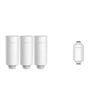 Philips Water AWP225/24 Filter Cartridge, Plastic & Water - Shower Filter Cartridge, Remove Chlorine and impurities, Filtration Capacity: 50,000 L