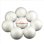 20pcs/lot White Craft Balls Styrofoam Christmas Party 7cm