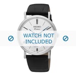 Seiko klockarmband SRK035P1 / 6G28 00X0 SRK037P1 Läder Svart 21mm