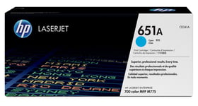 Hewlett Packard – HP 651A Cyan LaserJet Toner Cartridge (CE341A)