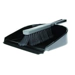Elliott Extra Large Garden Dustpan and Brush,Ideal for DIY use,Larger Jobs and Cleaning around the Garden, Strong Synthetic Fibres suplied with a Black Pan and matching Grey Brush
