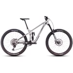 Heldämpad MTB Cube Stereo ONE77 Race 29 Rawmetal/Black XL 2025